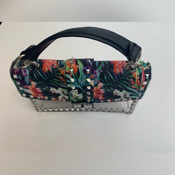 Tropical/ Clear Rockstud Top-Handle - Picture 3 of 16
